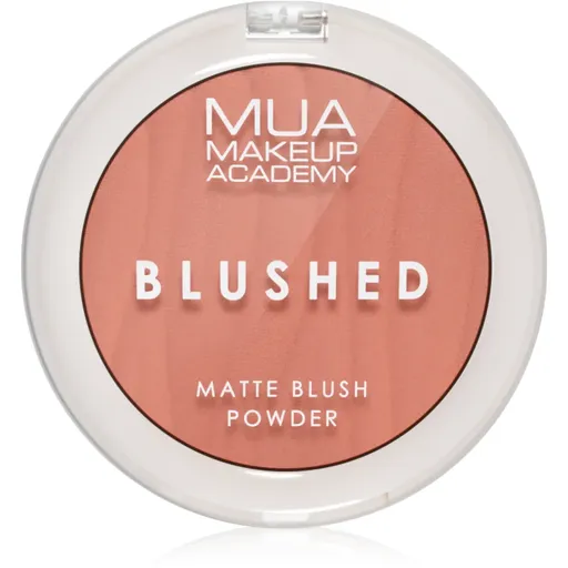 MUA Makeup Academy Blushed Powder Blusher pudrová tvářenka odstín Rose Tea 5 g