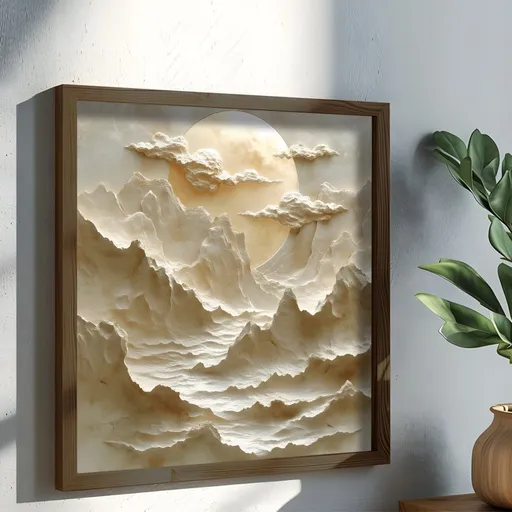 Dekorativní rámovaný obraz z MDF AI065