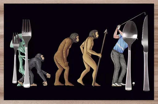 Prostírání Evoluce golfu