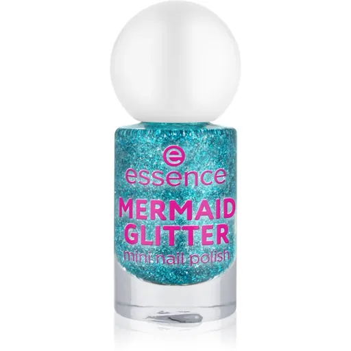 essence MERMAID GLITTER lak na nehty mini odstín 07 5 ml