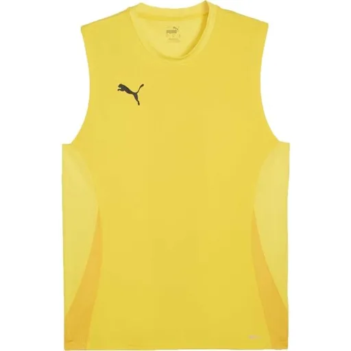 Puma TEAMGOAL SLEEVELESS JERSEY Pánské sportovní tílko, žlutá, velikost