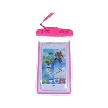 TopQ Univerzální vodotěsné pouzdro na mobil Typ 1 růžové 72742 (Sun-72742)