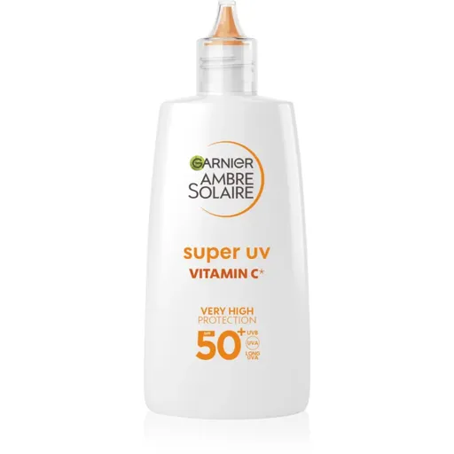 Garnier Ambre Solaire Super UV Vitamin C lehký ochranný fluid proti tmavým skvrnám SPF 50+ 40 ml