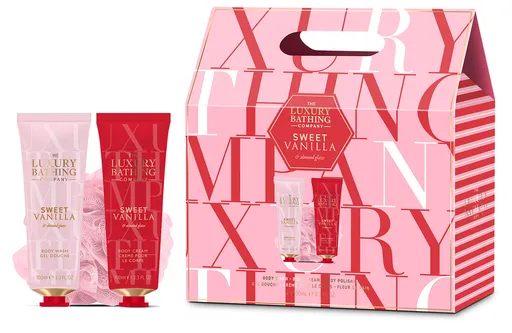 The Luxury Bathing Company Dárková sada péče o tělo Vanilka & Mandle 3 ks