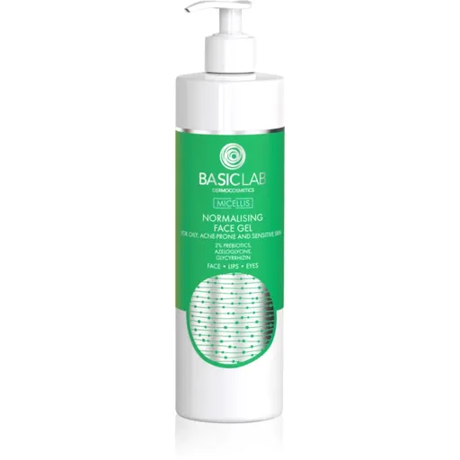 BasicLab Dermocosmetics Micellis normalizující čisticí gel pro mastnou pleť se sklonem k akné 300 ml