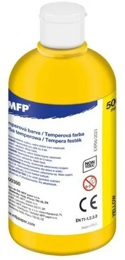 Temperové barvy 500ml žlutá