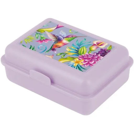 BAAGL KOLIBŘÍK Box na svačinu, fialová, velikost