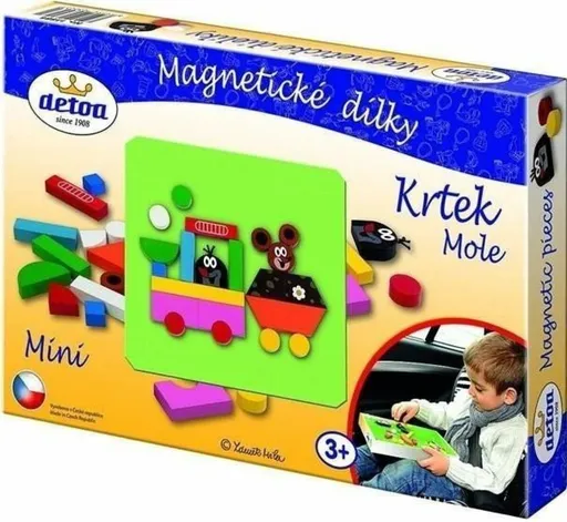 Krtek - Magnetické dílky mini 27ks v krabici