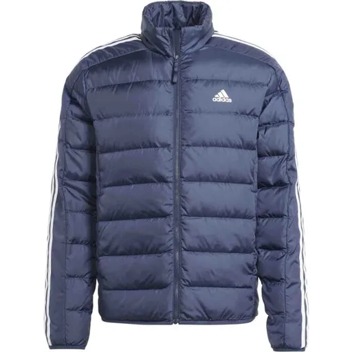 adidas ESSENTIALS 3-STRIPES LIGHT DOWN JACKET Pánská bunda, tmavě modrá, velikost XXL
