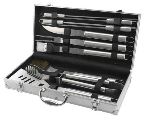 Grilovací náčiní sada 10 ks v kufříku