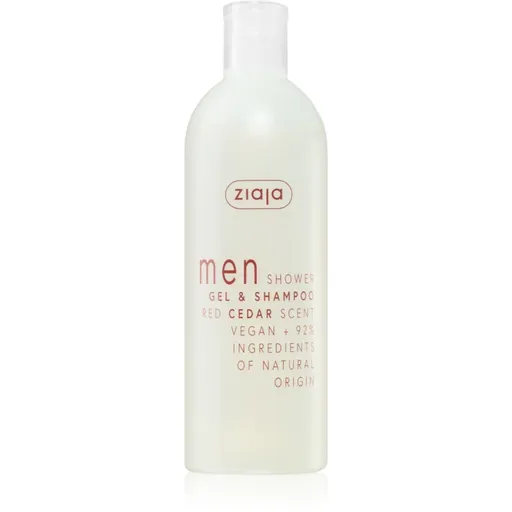 Ziaja Men šampon a sprchový gel 2 v 1 Red Cedar 400 ml