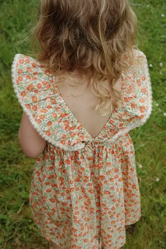 Dětské bavlněné šaty Konges Sløjd VERBENA DRESS GOTS