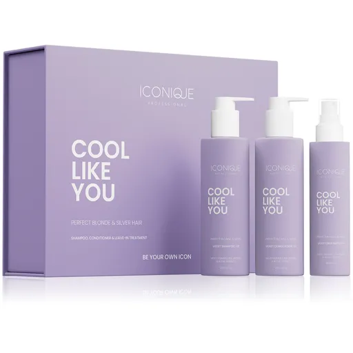 ICONIQUE Professional Dárková sada pro studenou & zářivou blond Cool Like You