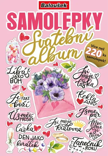 Samolepkový sešit Svatební album