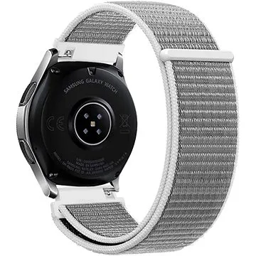 Eternico Airy Universal Quick Release 20mm Elephant Gray and White edge    (AET-UN20AY-ElGrW)