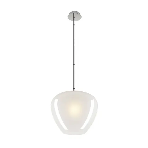 BIG WHITE (SLV) PANTILO CONVEX 40 závěsné svítidlo, 150cm, E27, max. 40W, bílé 1007878