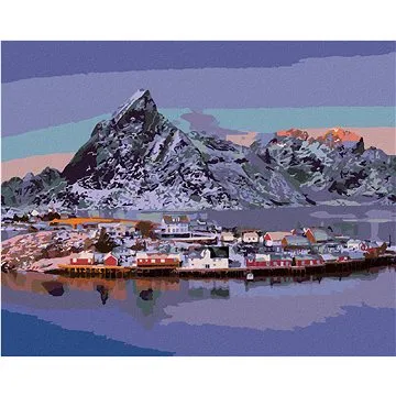 Zuty - Malování podle čísel - VESNICE REINE, 80x100 cm, vypnuté plátno na rám (HRAmmb09711nad)