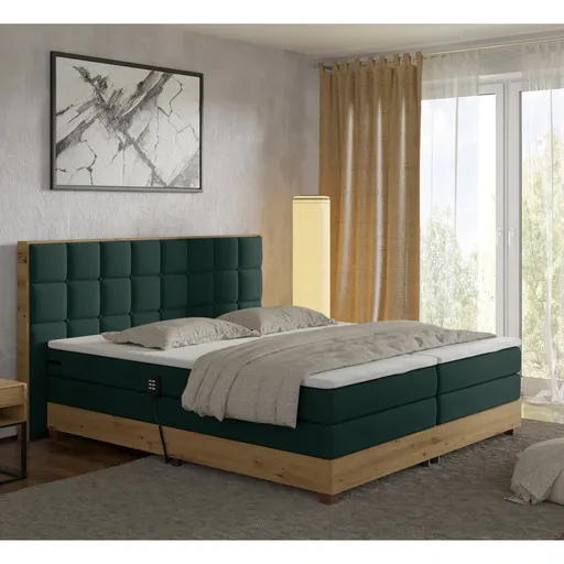 Elektrická polohovací boxspringová postel TINA 160 Tempo Kondela