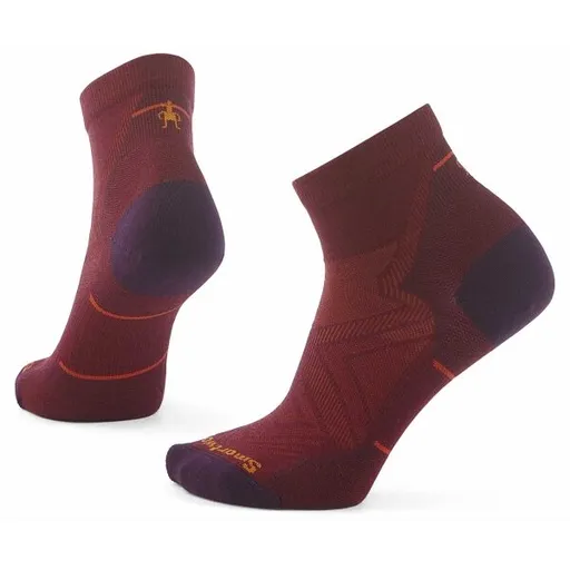 Smartwool RUN ZERO CUSHION ANKLE SOCKS Dámské sportovní ponožky, červená, velikost