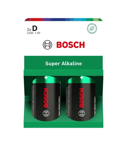 Bosch Super Alkaline D LR20 baterie 2 ks