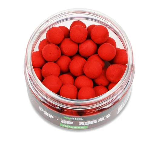 Nikl Plovoucí boilies 10mm 20g - Jahoda,Nikl Plovoucí boilies 10mm 20g - Jahoda