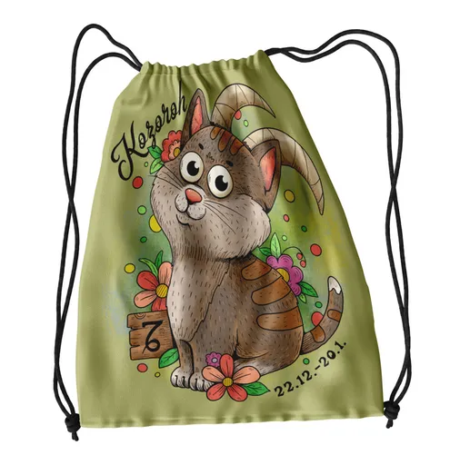 Vak na záda Kočičí znamení – kozoroh