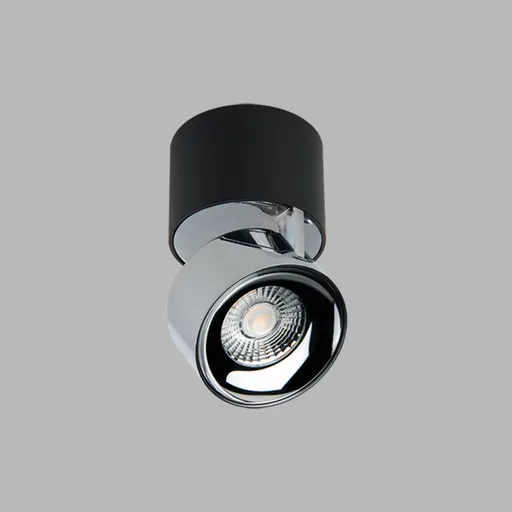 LED2 11508335D KLIP ON, BC DALI/PUSH DIM 11W 3000K stropní černá/chrom
