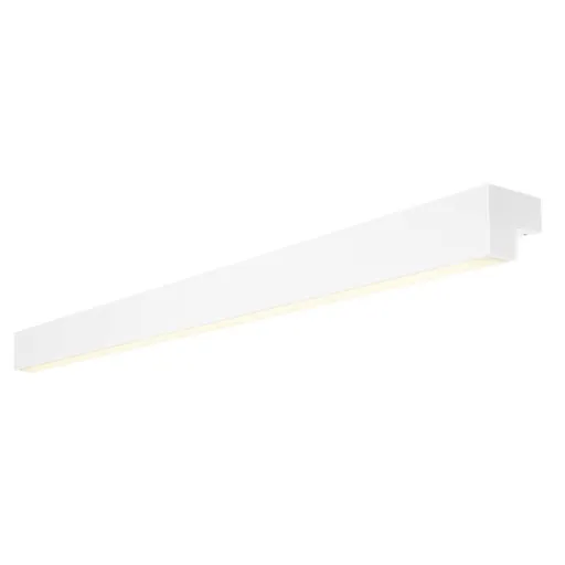 SLV BIG WHITE L-LINE 120 LED nástěnné a stropní svítidlo, IP44, 3000K, 3000 lm, bílé 1001303