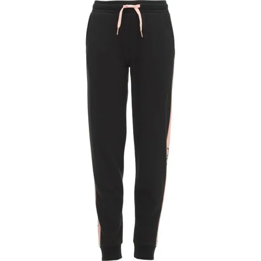 Lewro VARKA Dívčí tepláky, černá, velikost 140-146