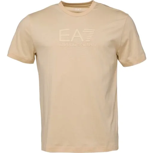 EA7 T-SHIRT Pánské tričko, béžová, velikost