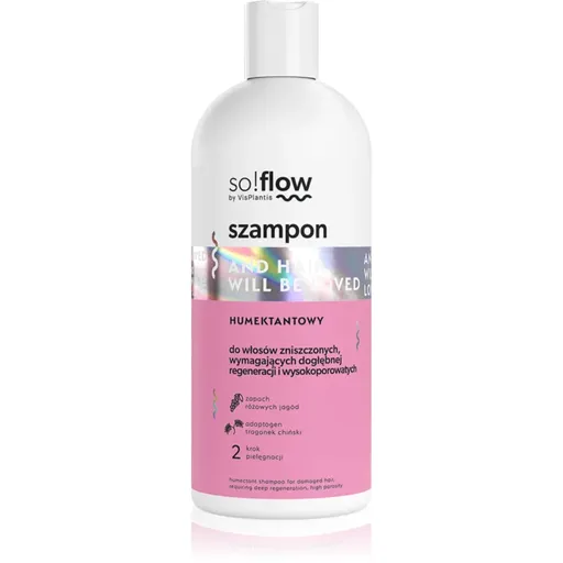 so!flow Damaged Hair Humectant Shampoo posilující šampon pro poškozené vlasy 300 ml