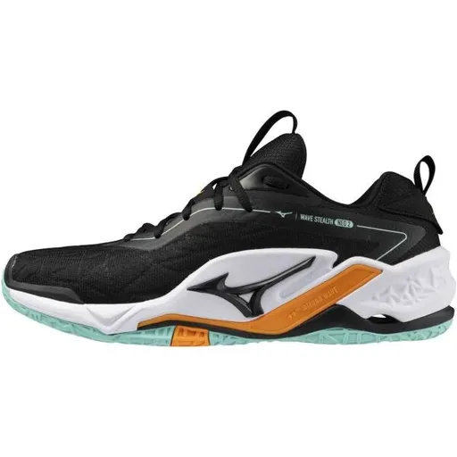 Mizuno WAVE STEALH NEO 2 Pánská házenkářská obuv, černá, velikost 44.5