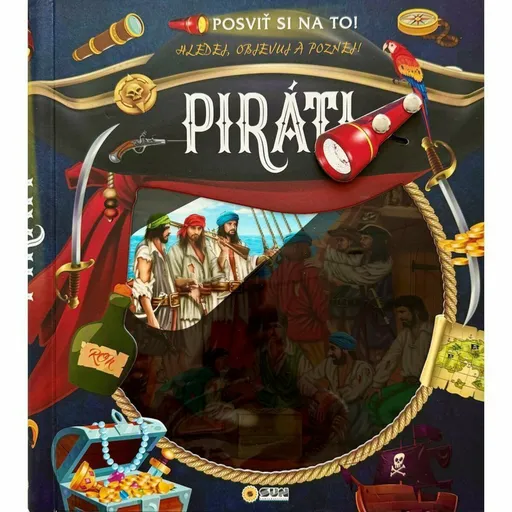 Posviť si na to Piráti - Knížka s baterkou