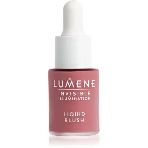 Lumene Invisible Illumination tekutá tvářenka pro rozjasnění pleti odstín Arctuc Rose 15 ml