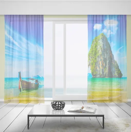 Záclony Thailand (Rozměr záclony: 150x250)