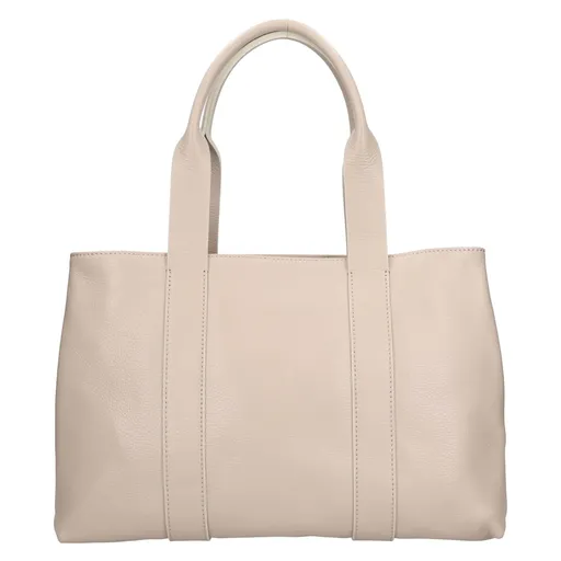 Dámská kožená kabelka Italia Marlen - béžová