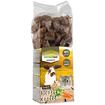 Nature Land Brunch Pochoutka srdíčka s mrkví 150 g (8595681805492)