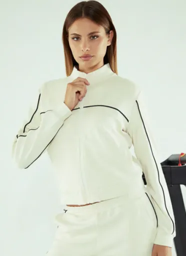 Guess clara full zip sweatshirt s