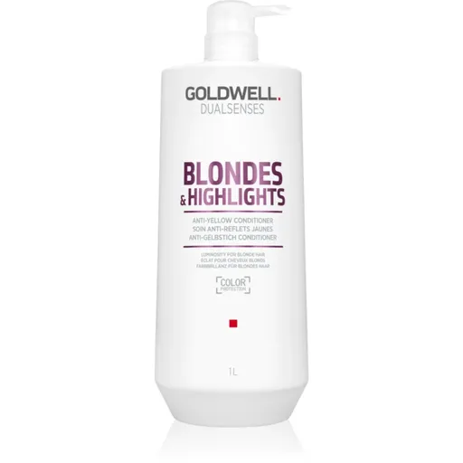 Goldwell Dualsenses Blondes & Highlights kondicionér pro blond vlasy neutralizující žluté tóny 1000 ml