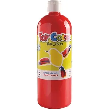 Temperová barva Toy Color 1000ml - červená (306254)
