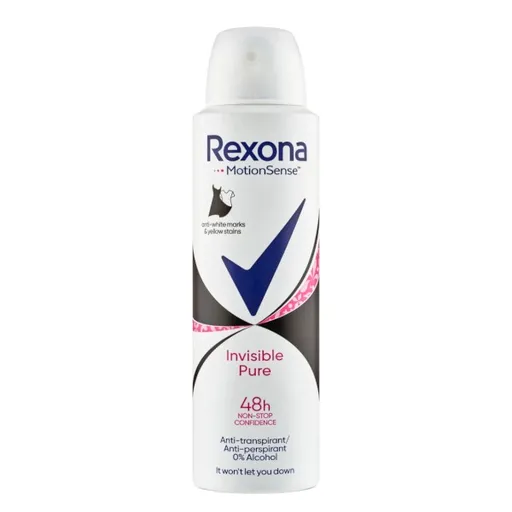 Rexona Antiperspirant ve spreji Motionsense Invisible Pure 150 ml