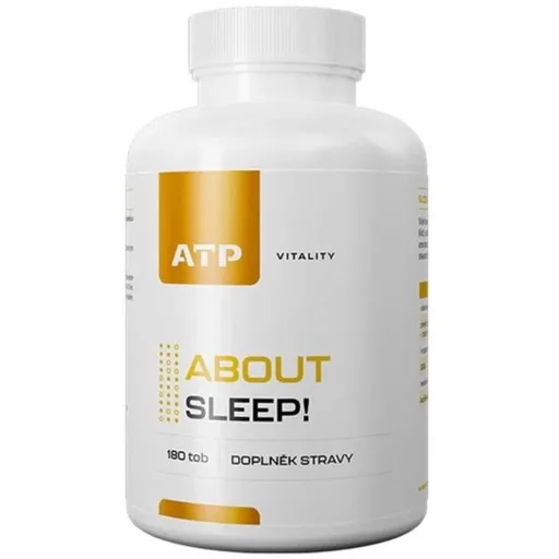 ATP VITALITY ABOUT SLEEP! 180 TOBOLEK Podpora spánku, bílá, velikost