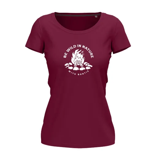 Bontis Dámské tričko CAMPFIRE - Bordeaux | XL