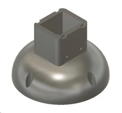 TP-LINK držák/stojan pro kamery Tapo C500/C510W/C520WS/C530WS na stěnu a strop, bílý s krytkou kabelů (1ks)