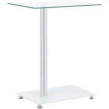 SHUMEE ve tvaru U průhledný 45 × 30 × 58 cm tvrzené sklo (249535)