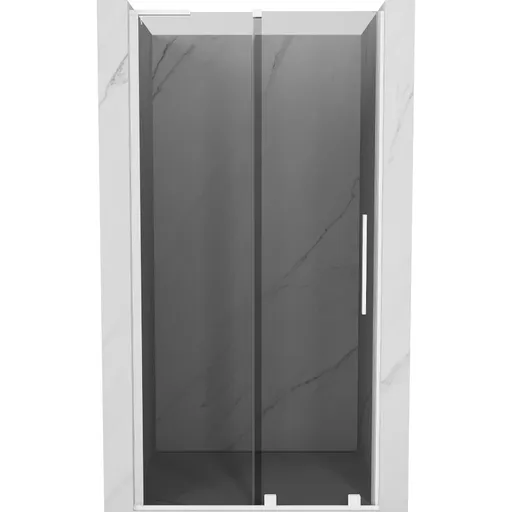 MEXEN/S Velar L posuvné sprchové dveře 100, grafit, bílá 871-100-003-41-20