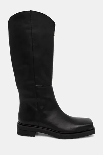 Kožené kozačky Patrizia Pepe