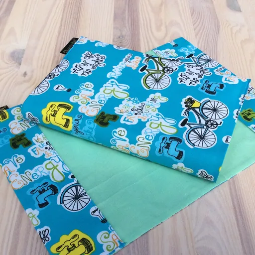 Obal na knihu - Bike tyrkysový (M-Light)