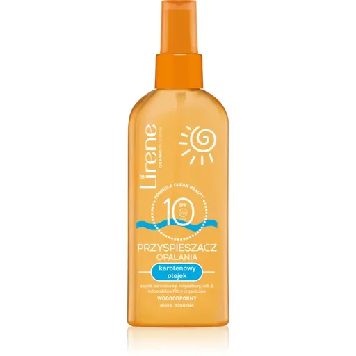 Lirene Sun care ochranný olej urychlující opalování SPF 10 150 ml