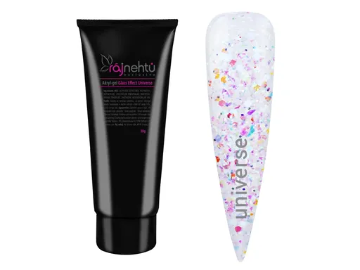 Ráj nehtů Akryl-gel v tubě - Glass Effect Universe 30g